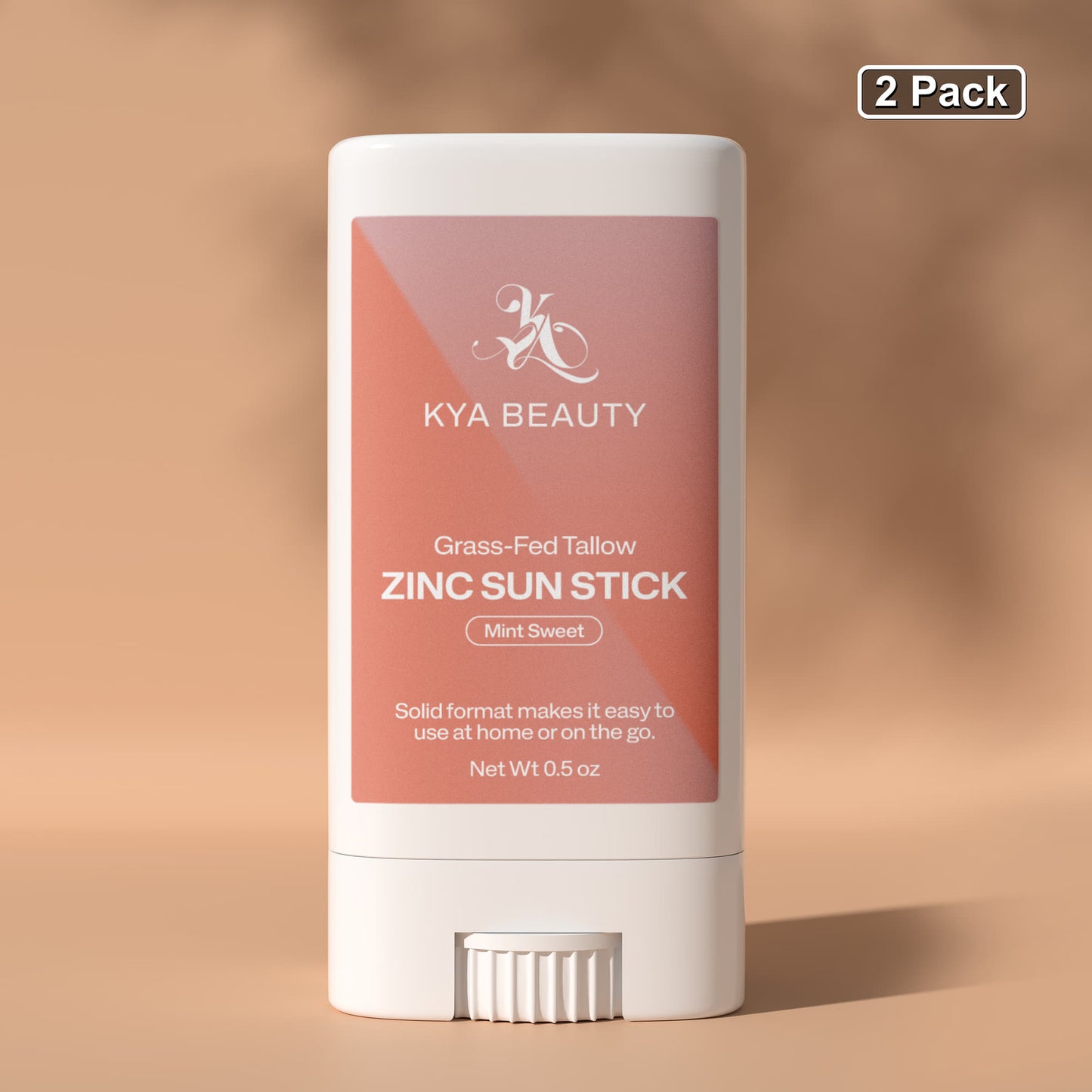 2 Pack Tallow Zinc Sun Stick